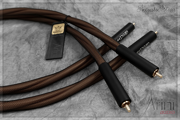 Interkonekt RCA ze srebra i złota AcousticStarr