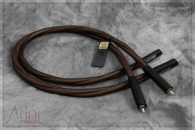 Interkonekt RCA ze srebra i złota AcousticStarr