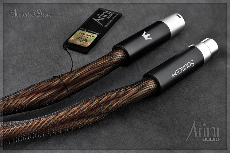 Kable symetryczne ze srebra i złota AcousticStarr XLR