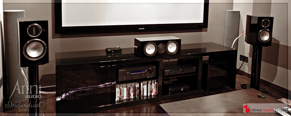 Sala kinowa z Monitor Audio Gold GX100 i Cambridge Audio
